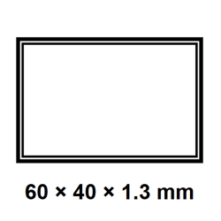 Tubo rectangular 60x40x1.3