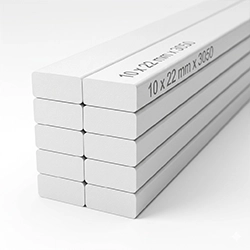 PVC 10mm blanco